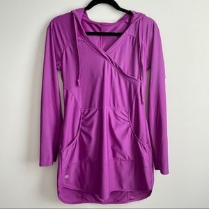 Athleta Wick It Wader Purple/Magenta Swim Cover Up Size Small